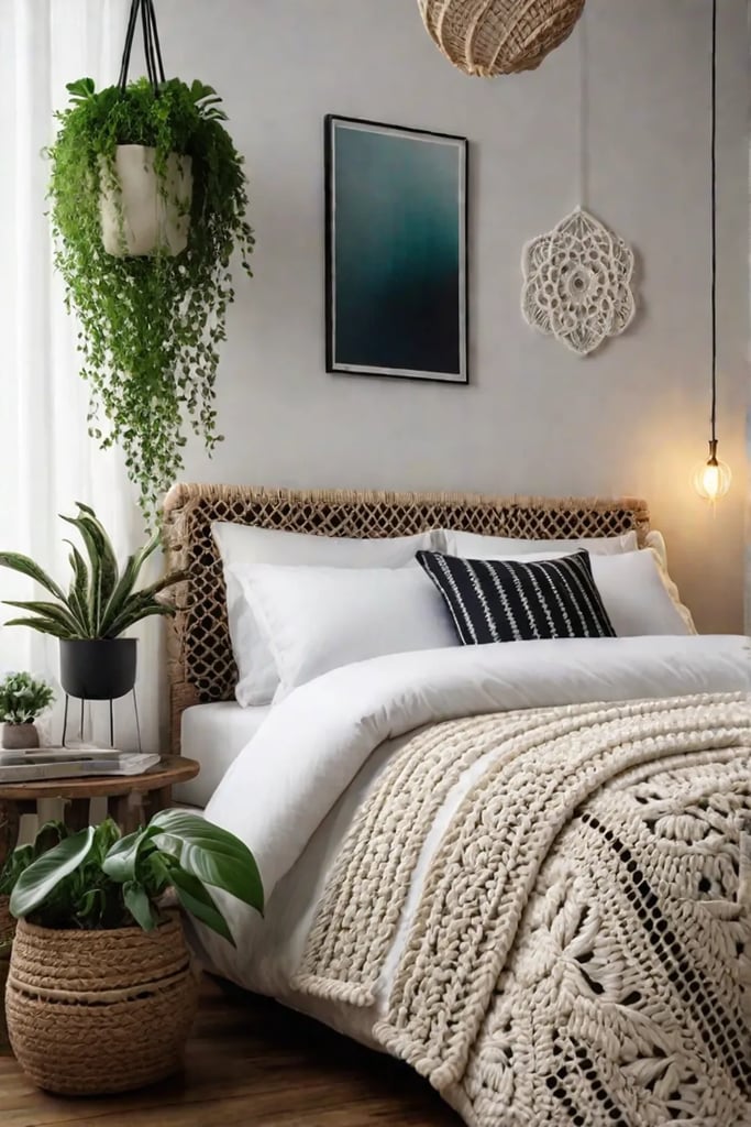 Bohemian modern bedroom