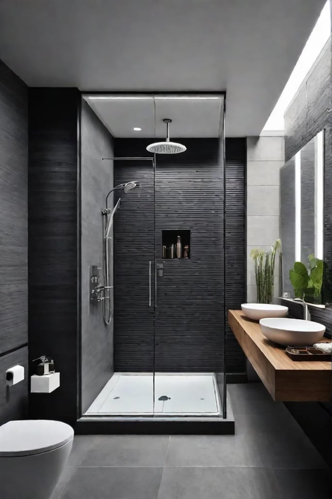 Bright and airy small bathroom with natural light