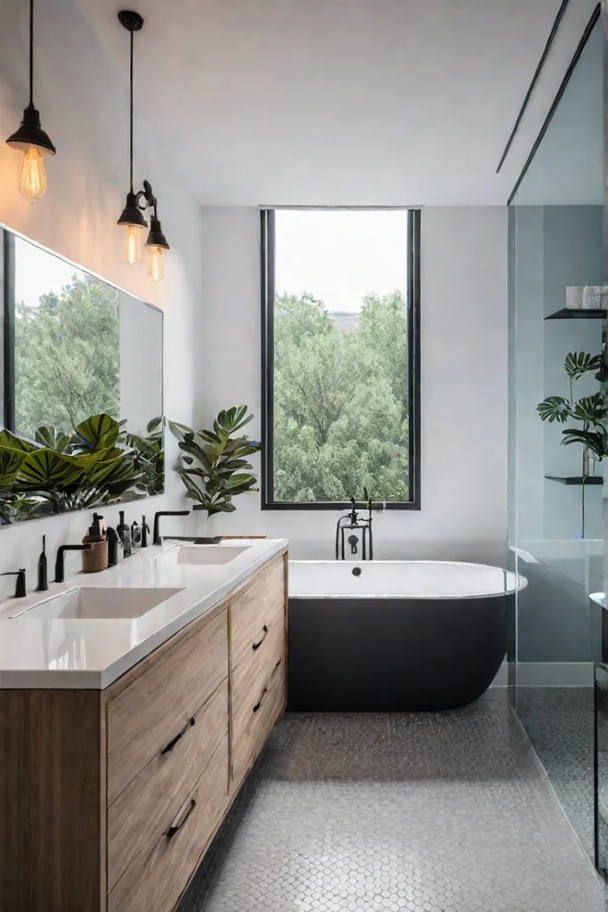 Budgetfriendly bathroom with affordable materials and DIY projects