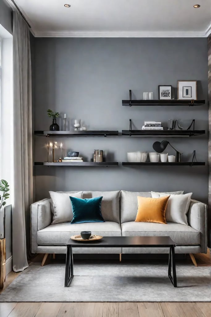 Clean and functional design for a small living space