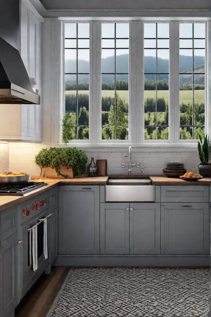 Cohesive kitchen design with classic elements