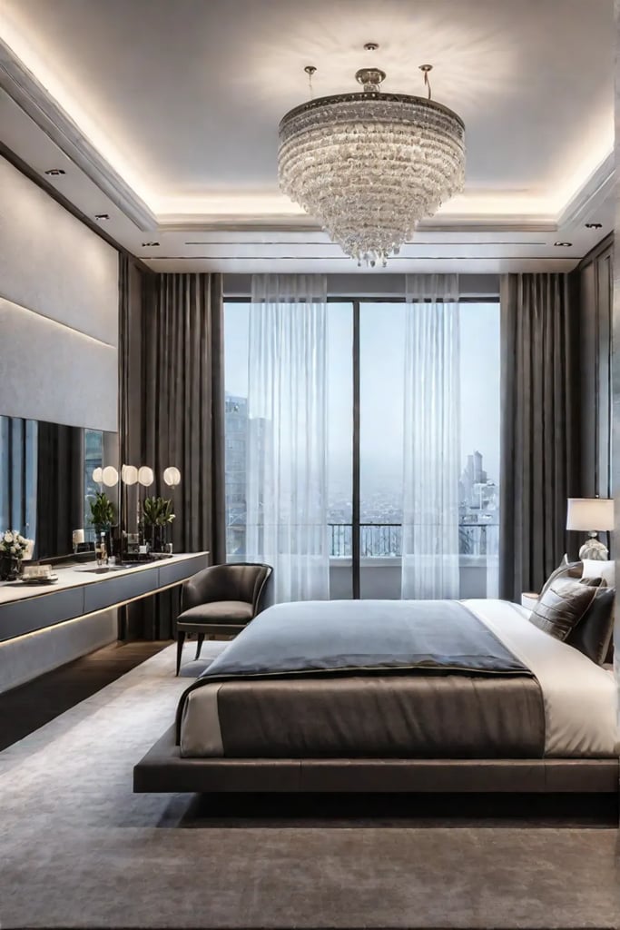 Cozy bedroom for a fashionista