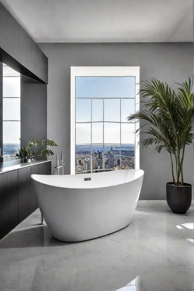 Freestanding tub bathroom
