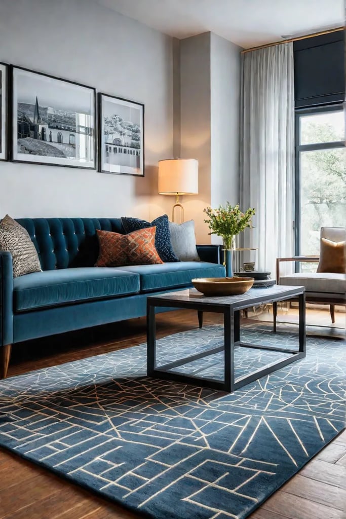 Harmonious blend of textures and patterns creating visual interest