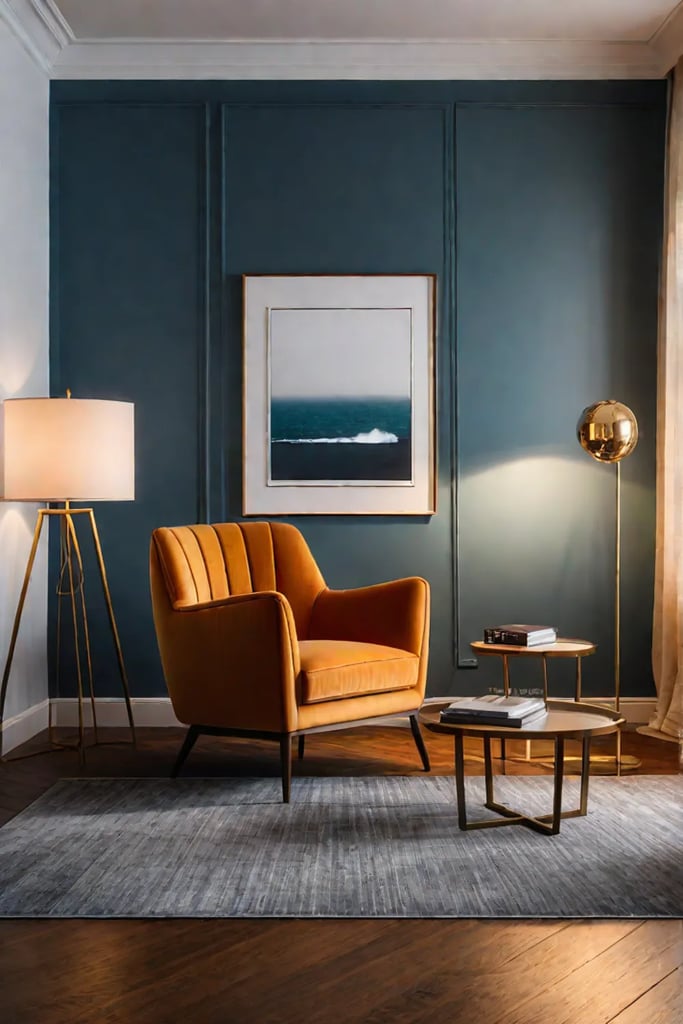 Living room designed for relaxation and conversation