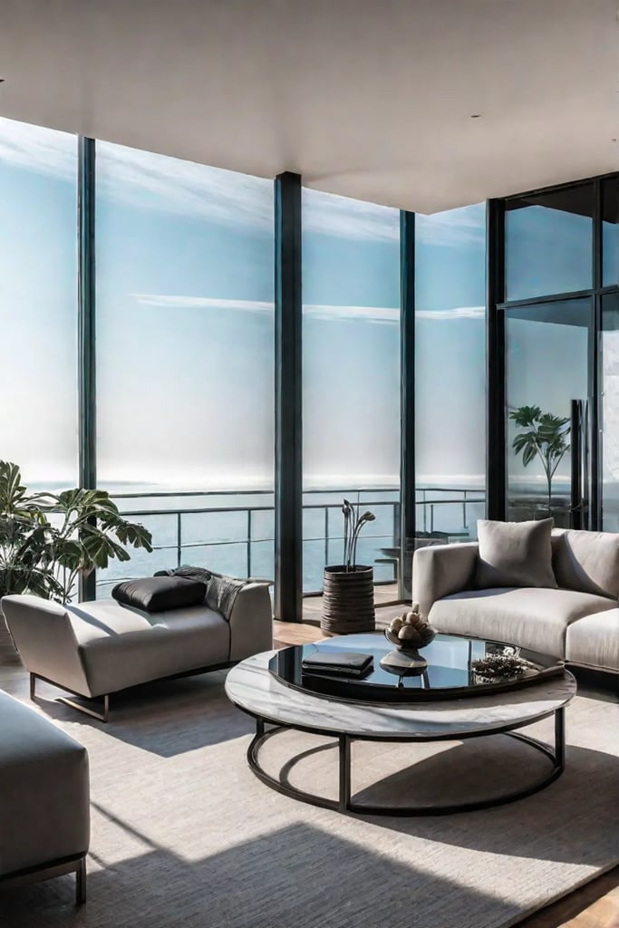 Living room embracing natural light for a bright and airy atmosphere