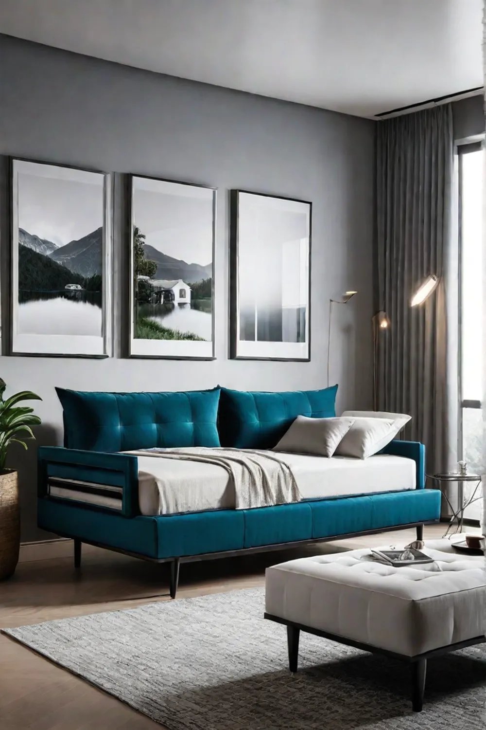 Living room with a daybed