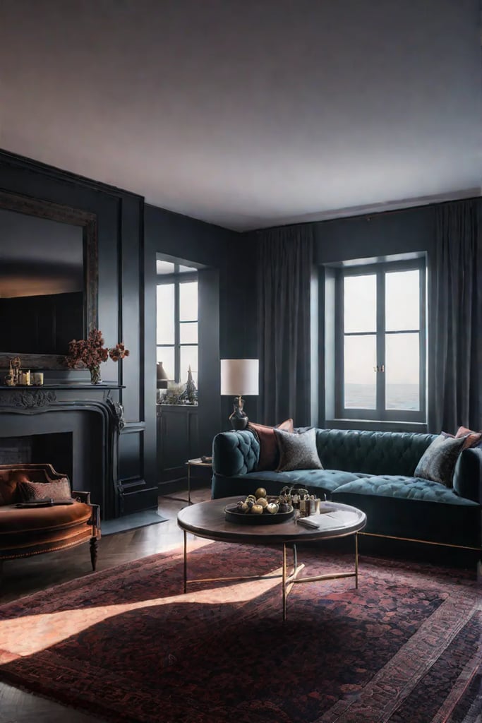 Living room with mix of textures