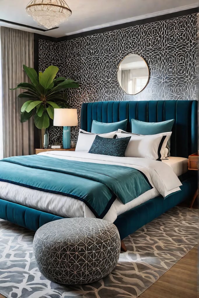 Midcentury modern bedroom