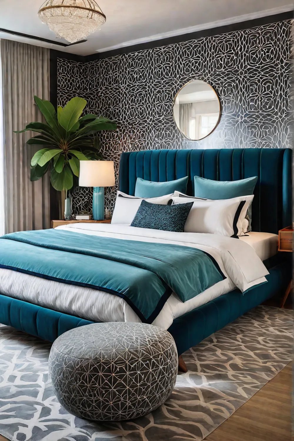 Midcentury modern bedroom