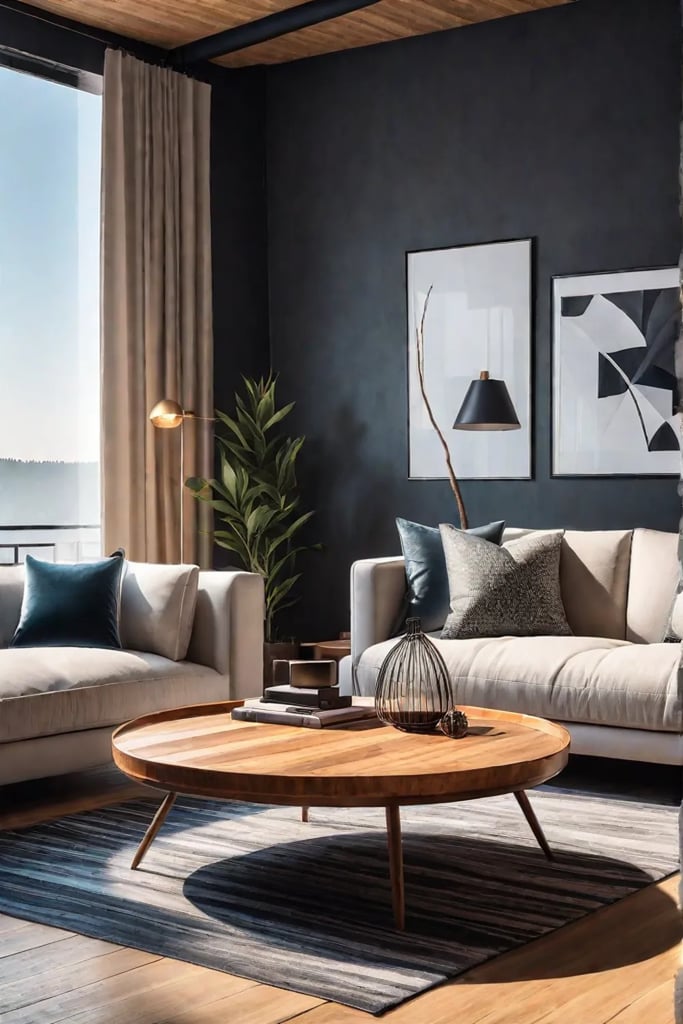 Modern Living Room with Sustainable Design