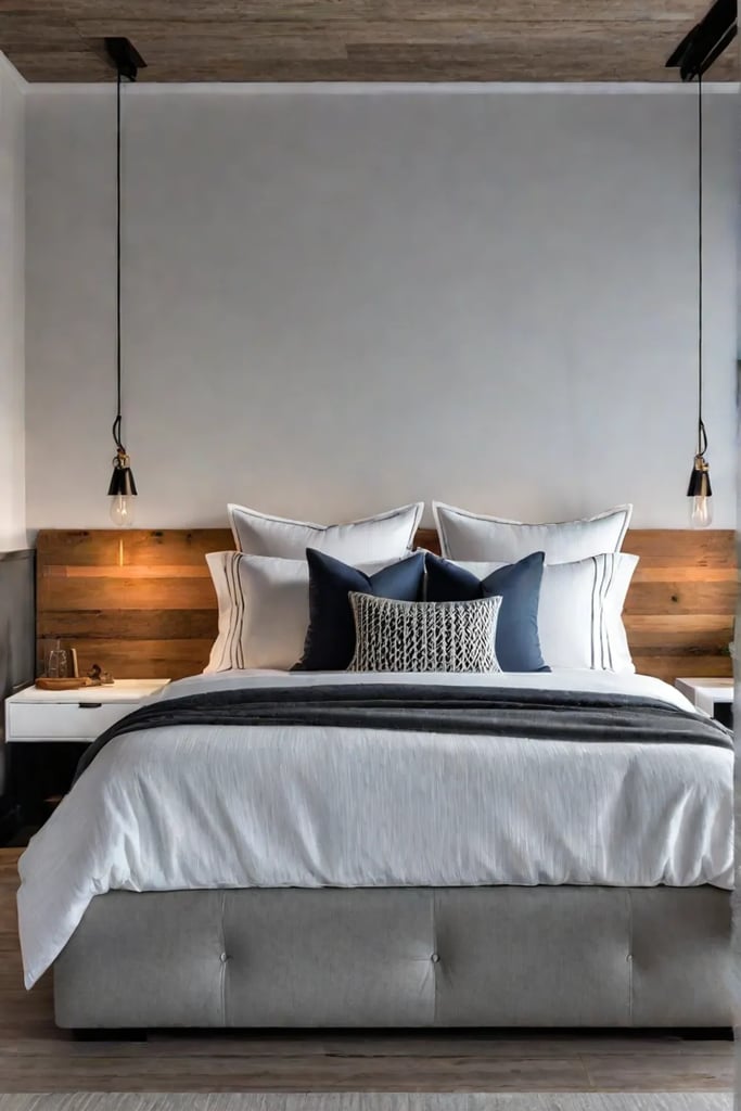 Modern bedroom with ecofriendly and sustainable design