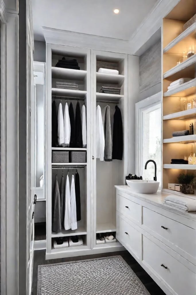 Organized bathroom