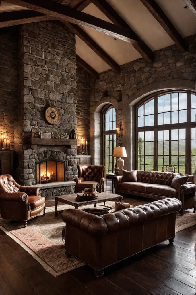 Rustic living room