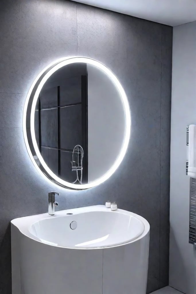 Smart technology bathroom