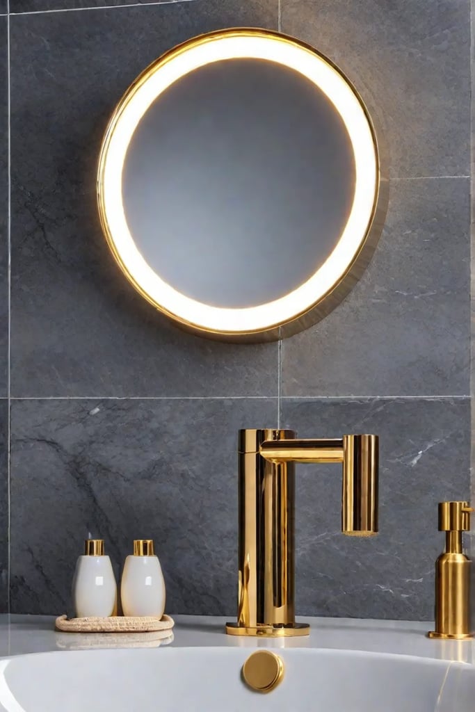 Statement fixtures bathroom