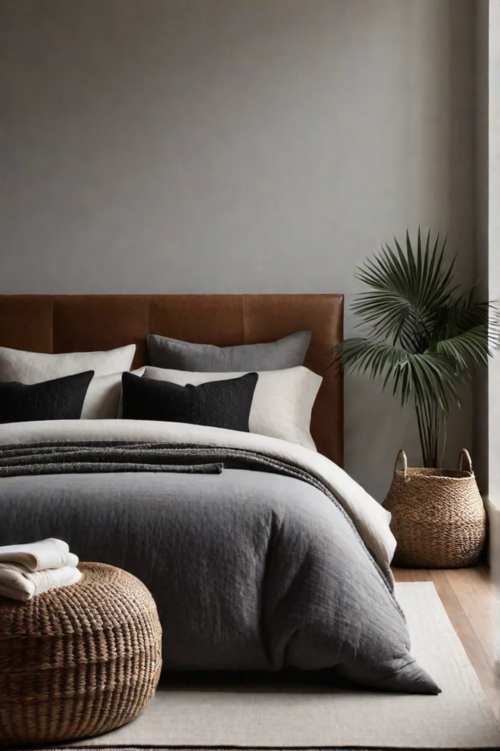 Clean lines and subtle textures create a calming space