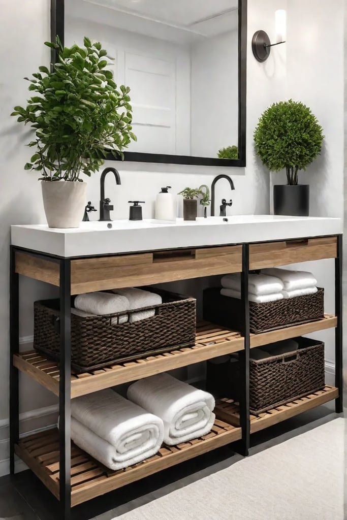 Combining functionality and aesthetics with open shelves