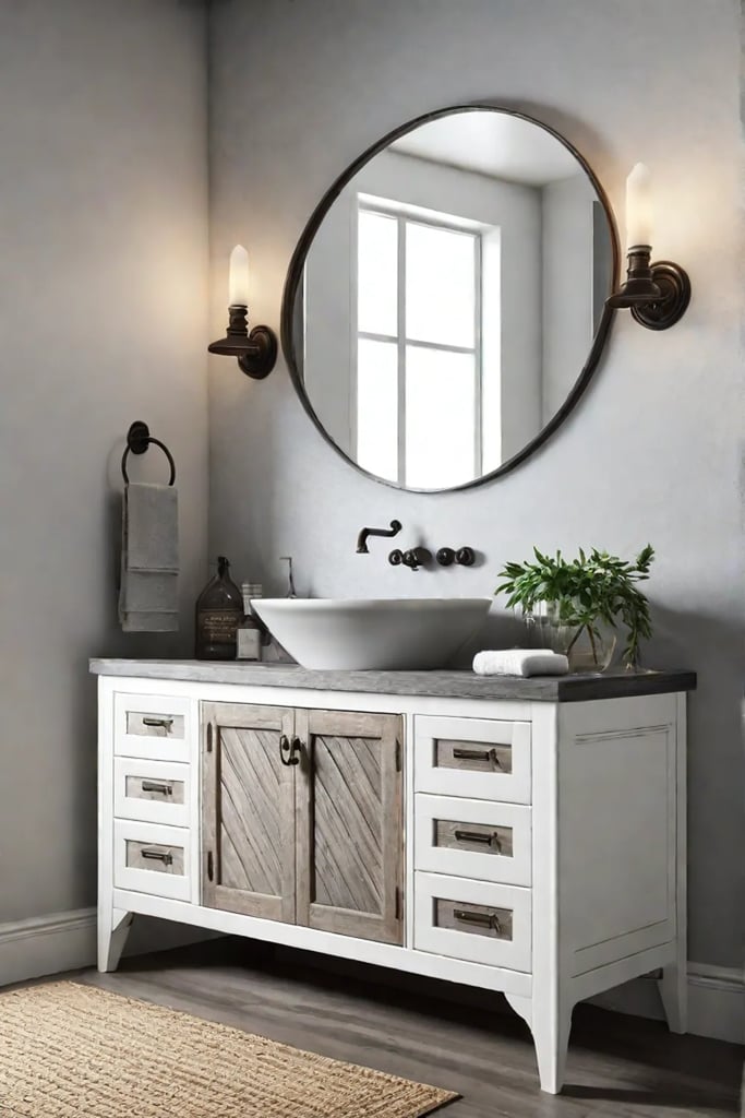 Cottage bathroom vintage decor