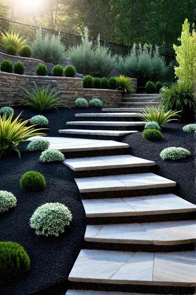 Durable and visually appealing natural stone features