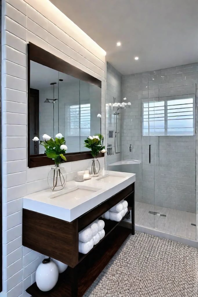 Floating shelf enhancing storage and style