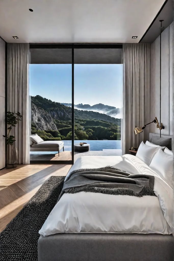 Optimized traffic flow in a small bedroom layout