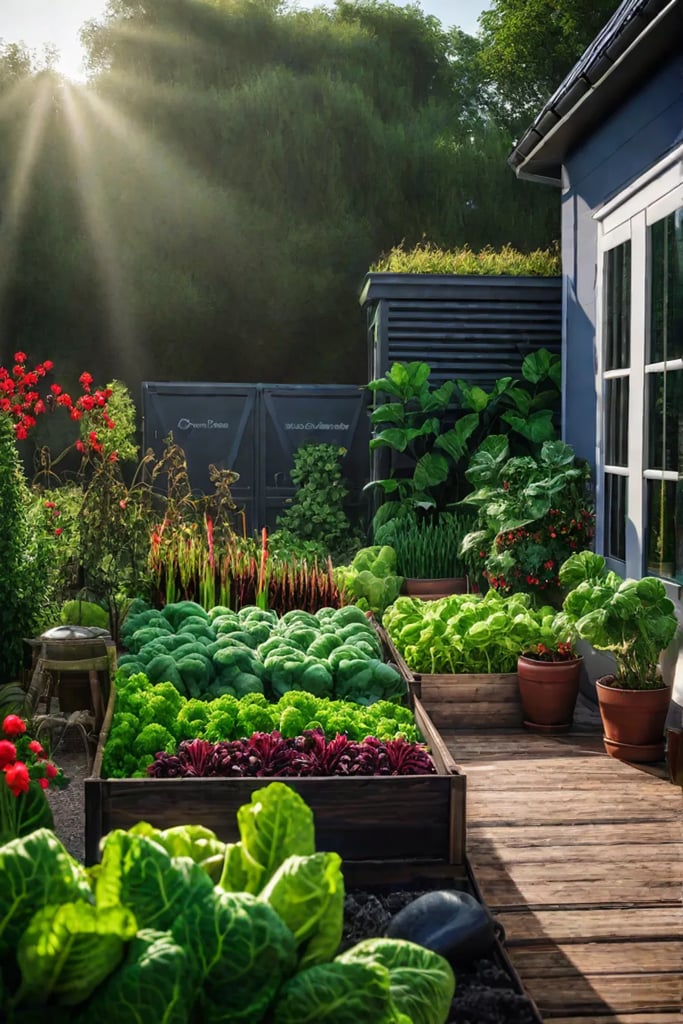 Organic Backyard Vegetable Garden