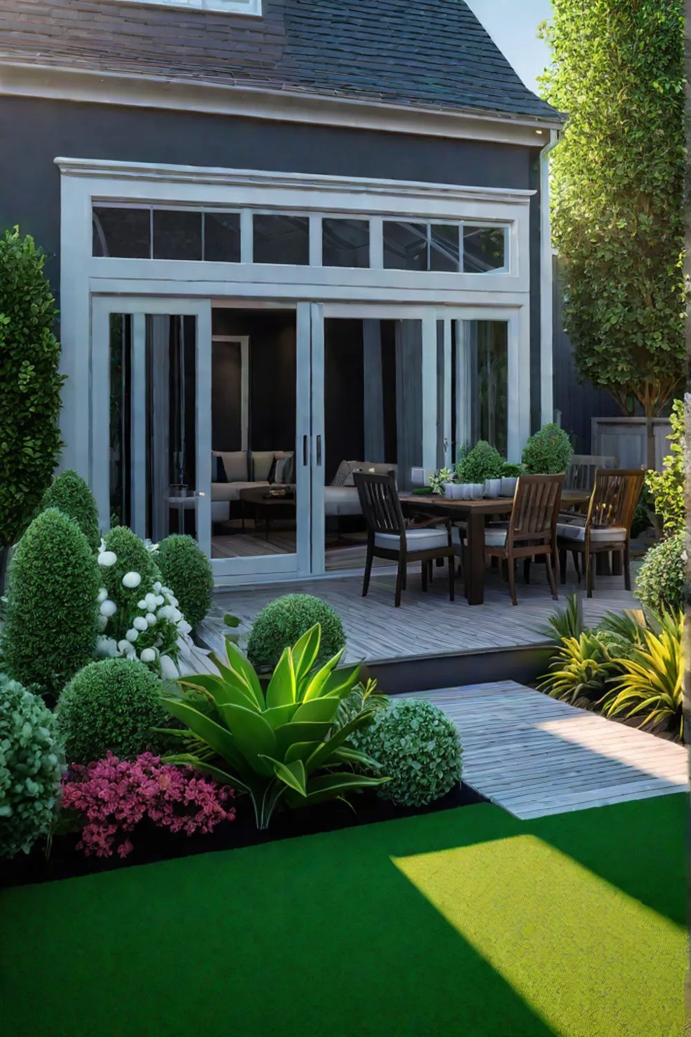 Petfriendly landscaping in a small outdoor space