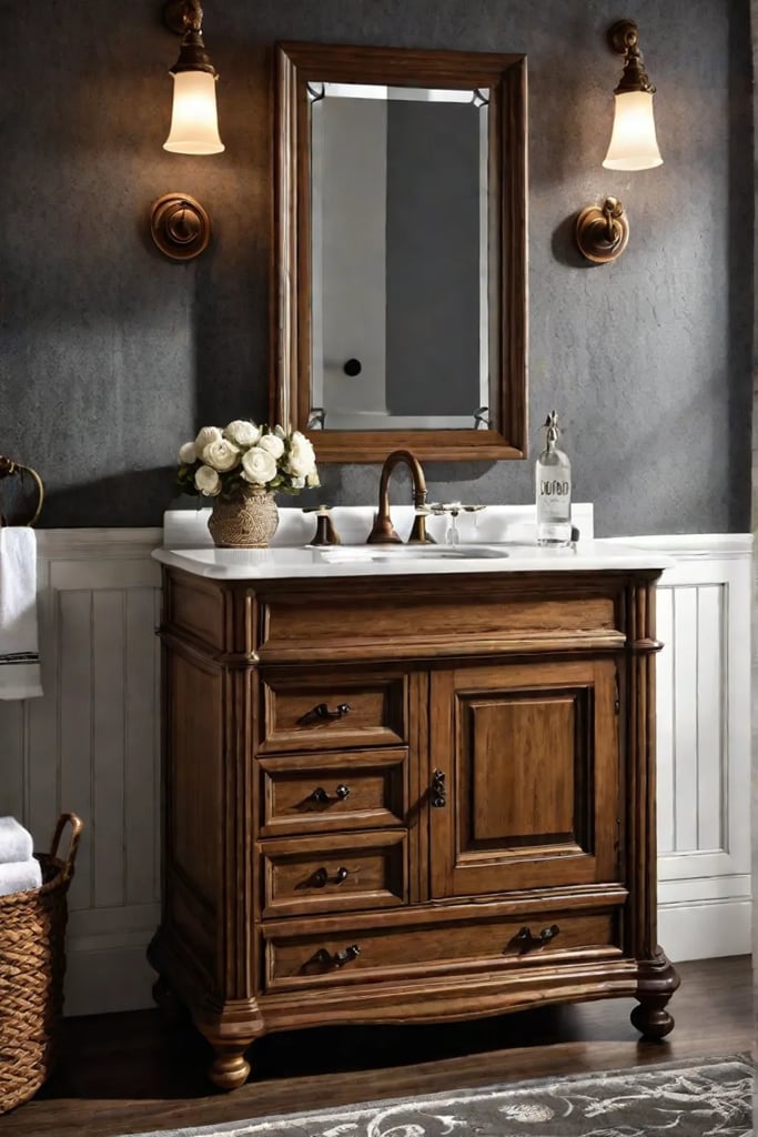 Vintage Bathroom Charm