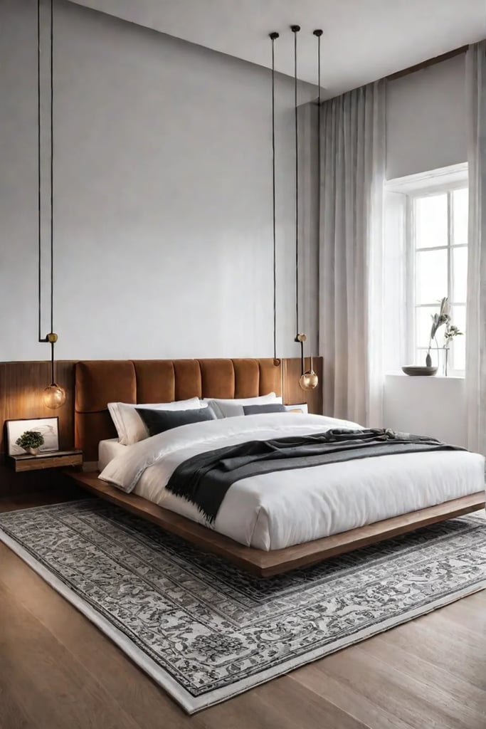 Airiness and tranquility in bedroom design