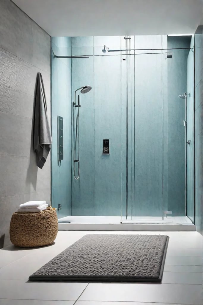 Bathroom detail practical flooring solutions accident prevention