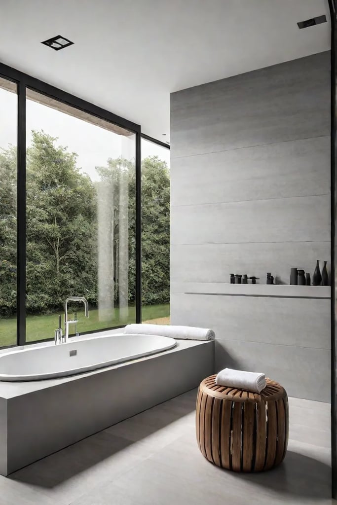 Bright bathroom with natural light