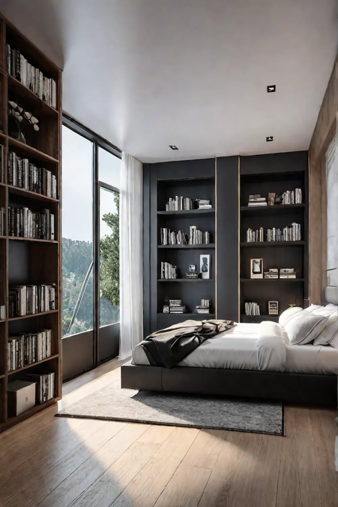 Creating an open feel in a compact room