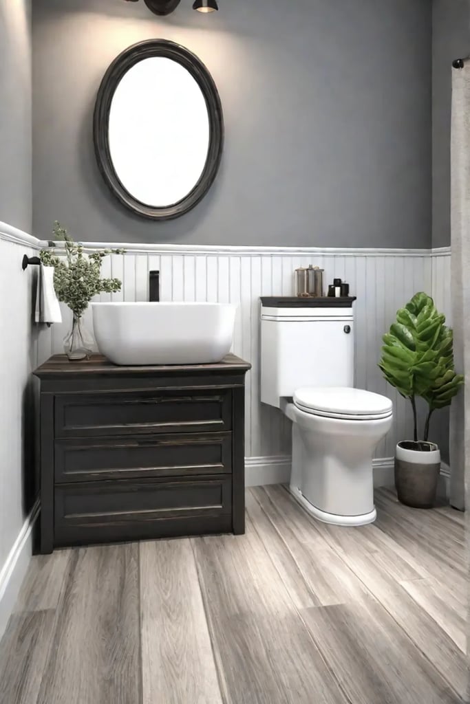 DIYfriendly bathroom flooring with vinyl plank