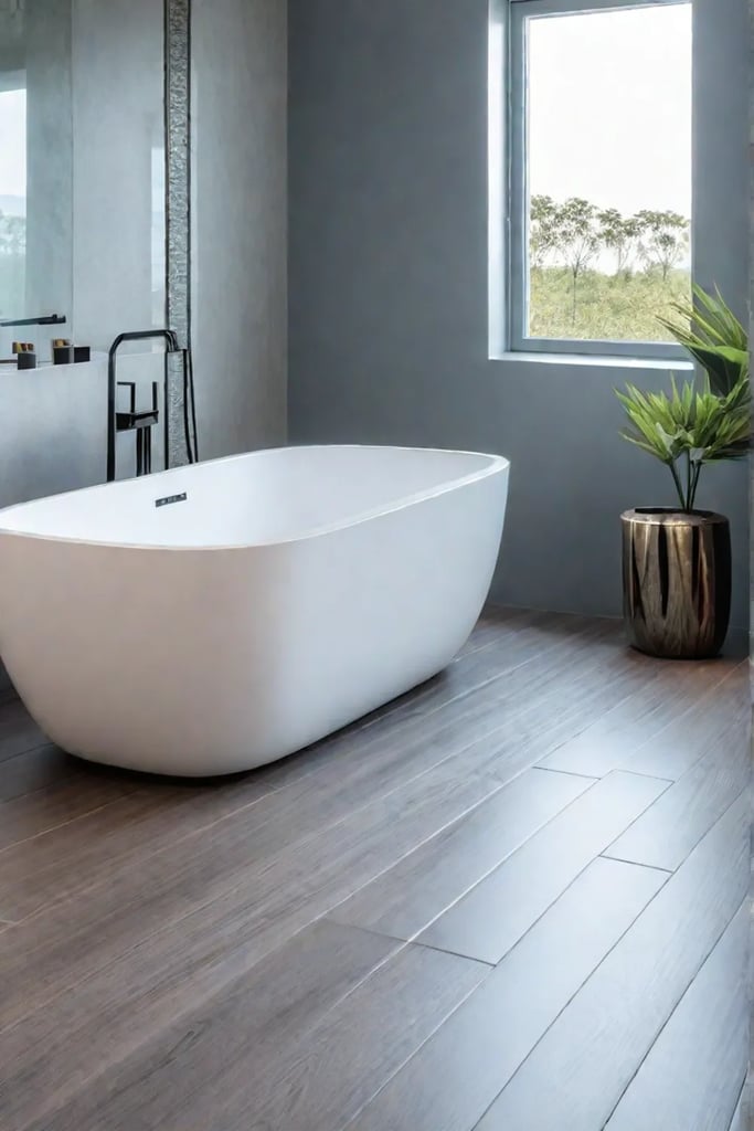 Durable and stylish bathroom flooring for families