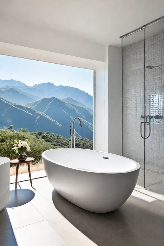 Familyfriendly bathroom with durable flooring