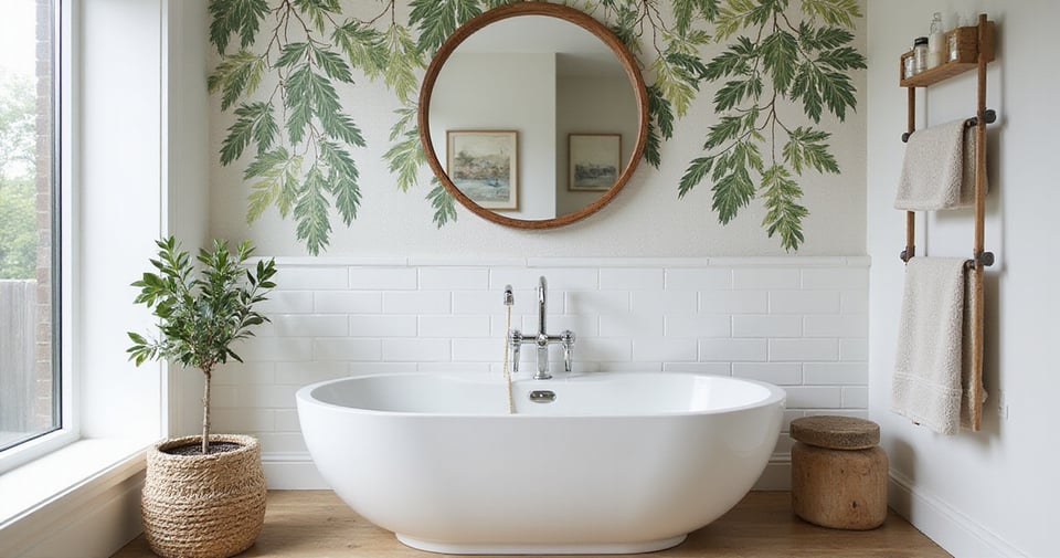 23 Stunning Bathroom Wallpaper Trends