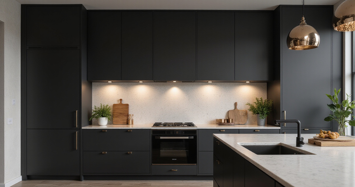 24 Stunning Black Kitchen Ideas That Blend Elegance with Drama