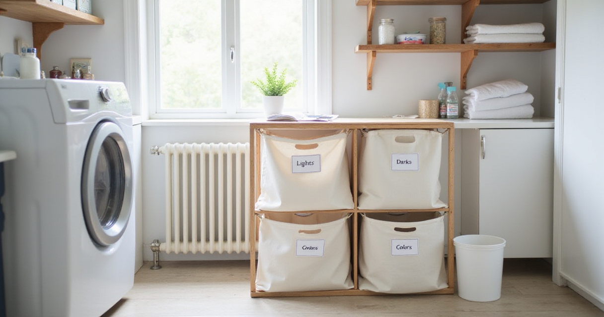 18 Brilliant Ideas for Stress Free Laundry Room Organization