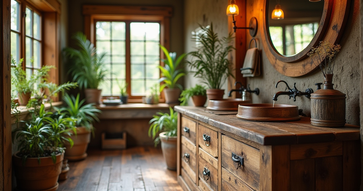 22 Rustic Bathroom Designs That Create Cozy Retreats
