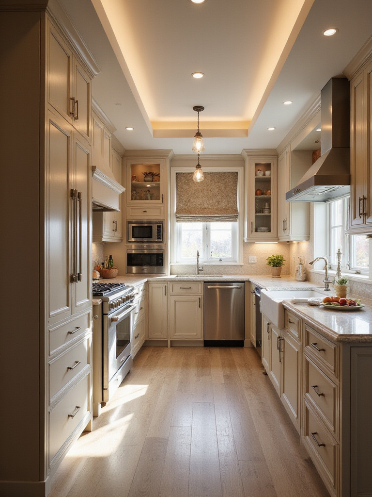 Luxurious kitchen renovation project showcasing modern design and high-quality finishes