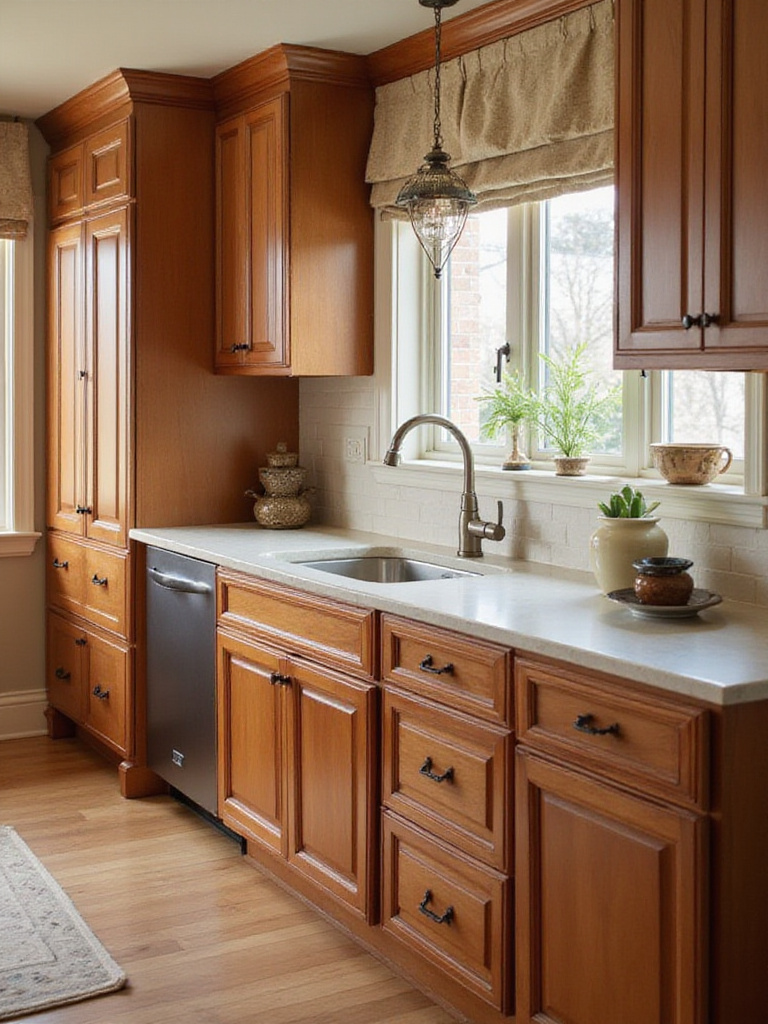 A stunning kitchen showcasing durable cabinetry with elegant design and craftsmanship.