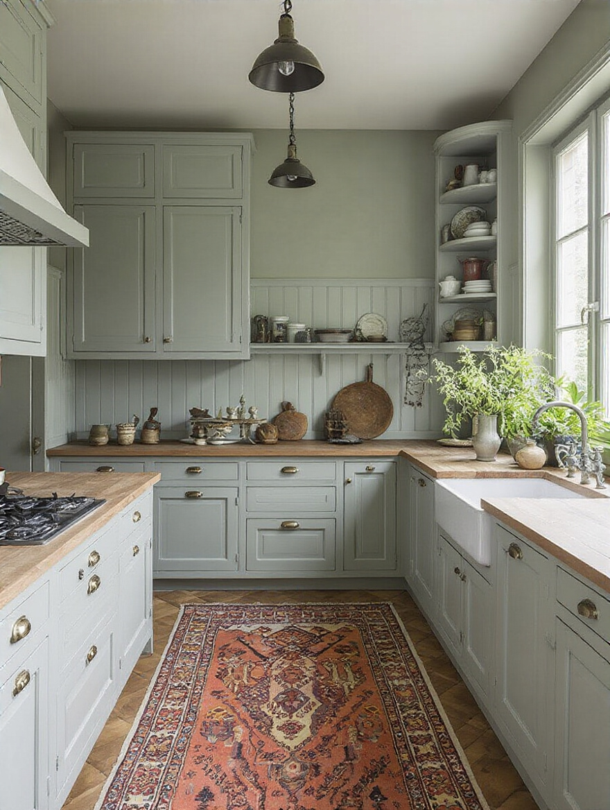 Modern kitchen featuring integrated smart technology gadgets for convenient kitchen control with smart oven, refrigerator, and centralized control hub