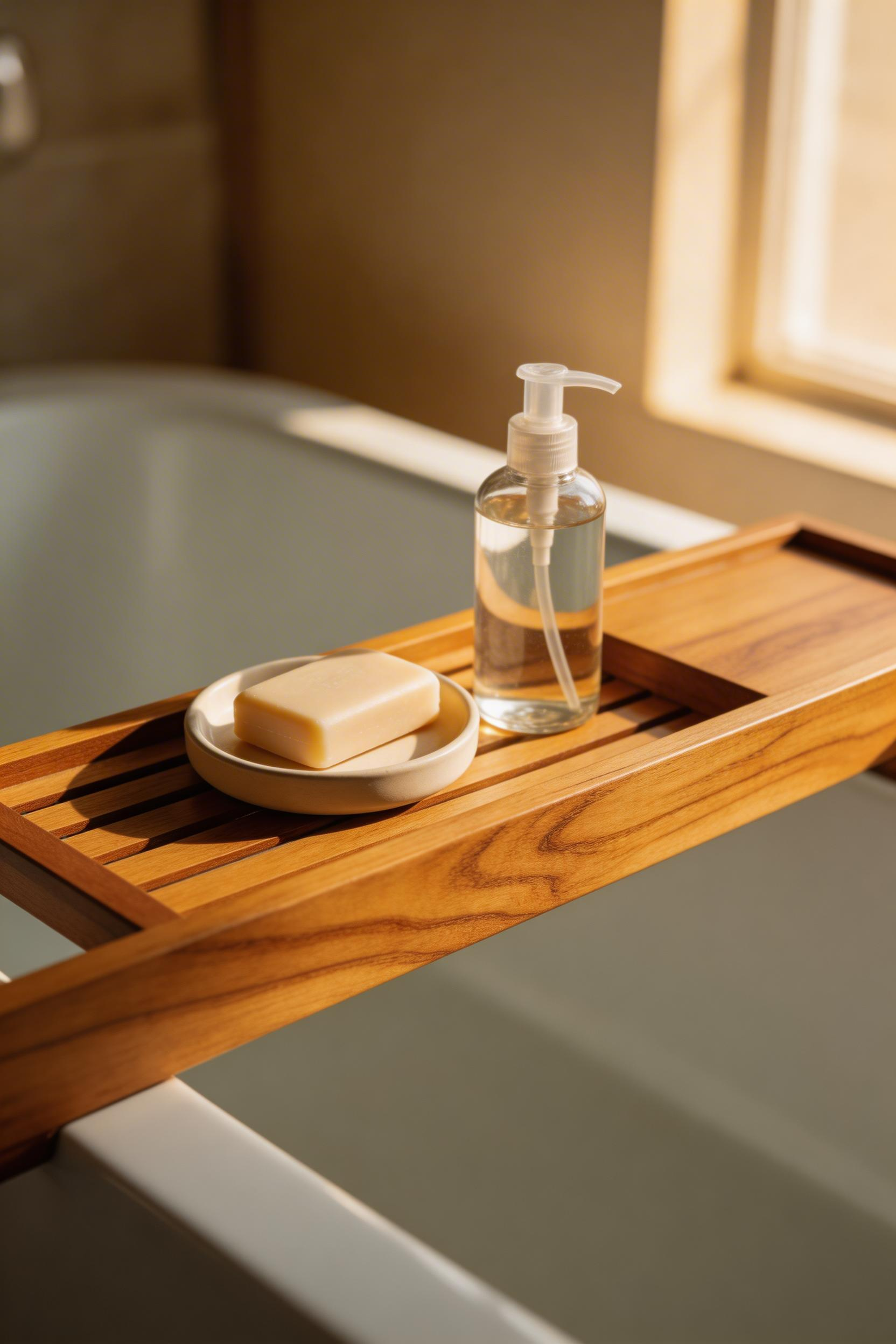 Natural materials like teak and bamboo bring tactile warmth to bathroom decoration in small spaces, creating spa quality through material honesty.