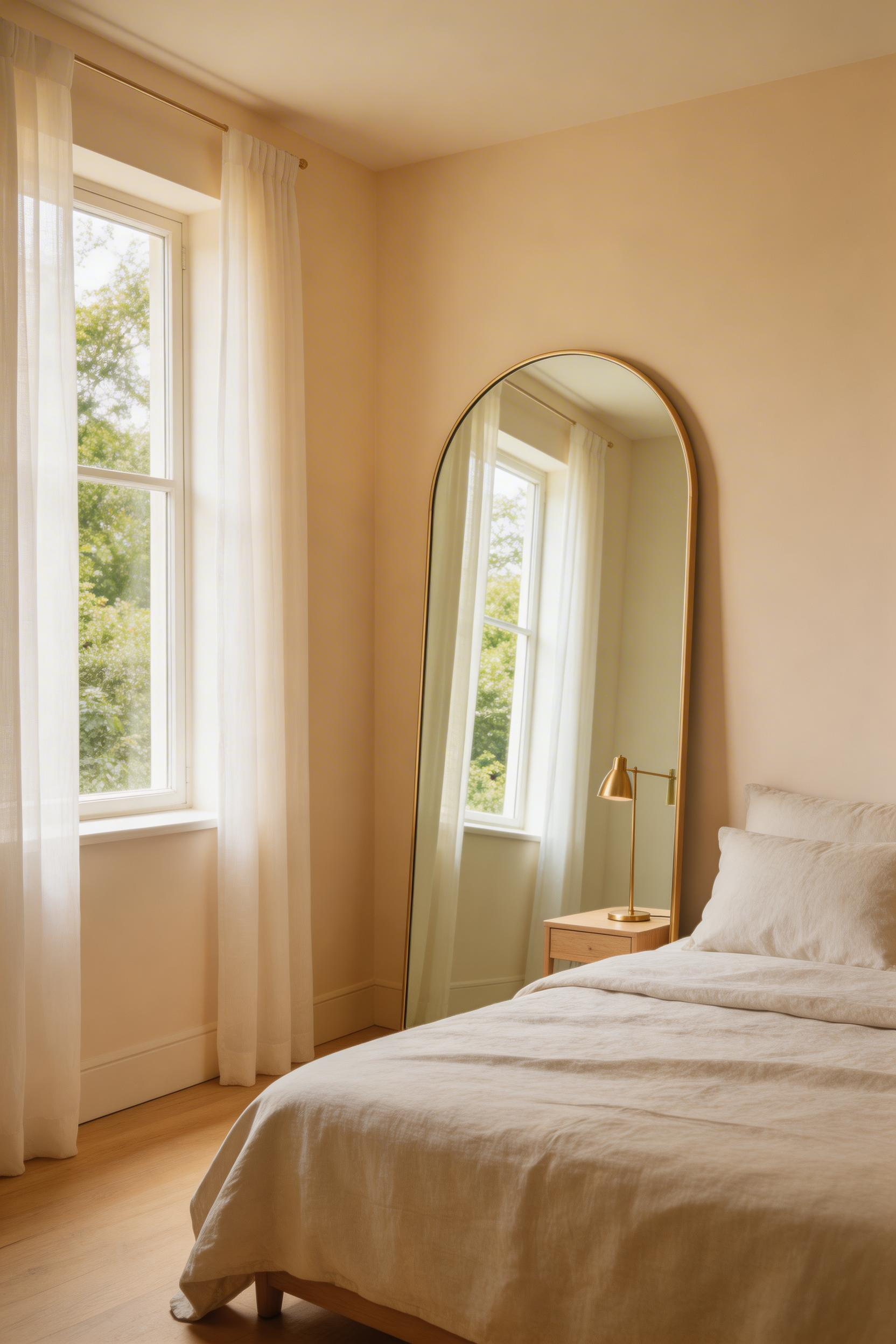 Strategic mirror placement is one of the most effective small bedroom design techniques for amplifying both natural light and the perceived depth of a compact space.