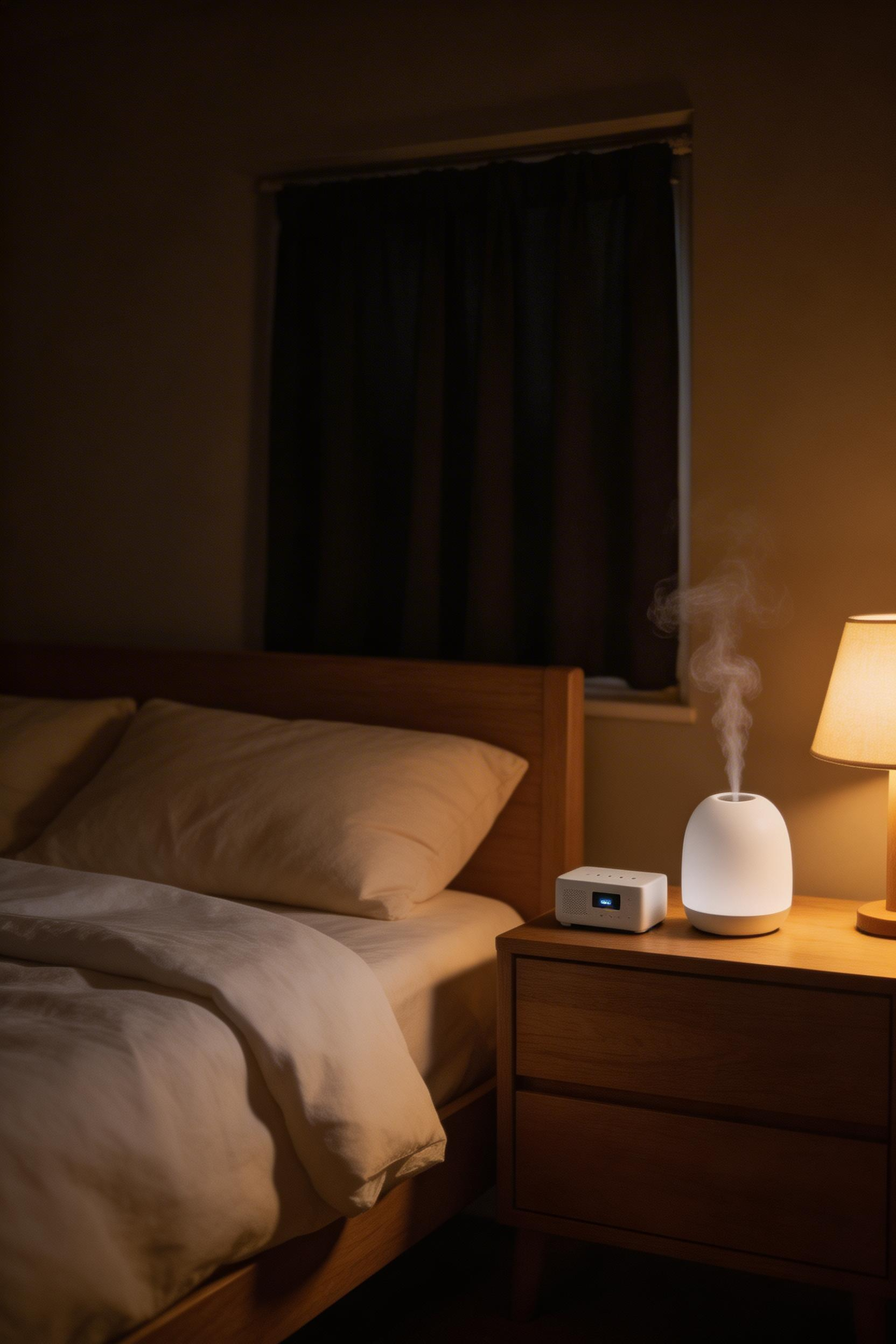 A complete sleep ritual combining warm light descent, essential oil scent, sound masking, and darkness creates a sensory system that anchors circadian rhythm.