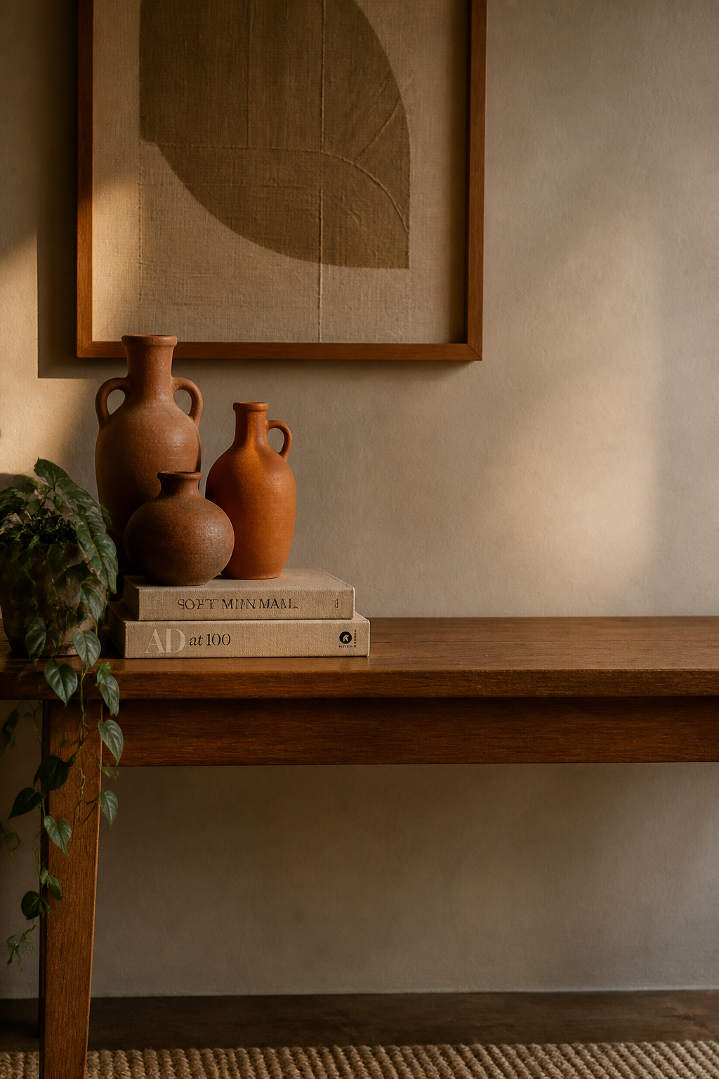 The breathing room principle: leaving 20–30% of any display surface empty is not waste — it's the visual silence that allows the remaining objects to be noticed.