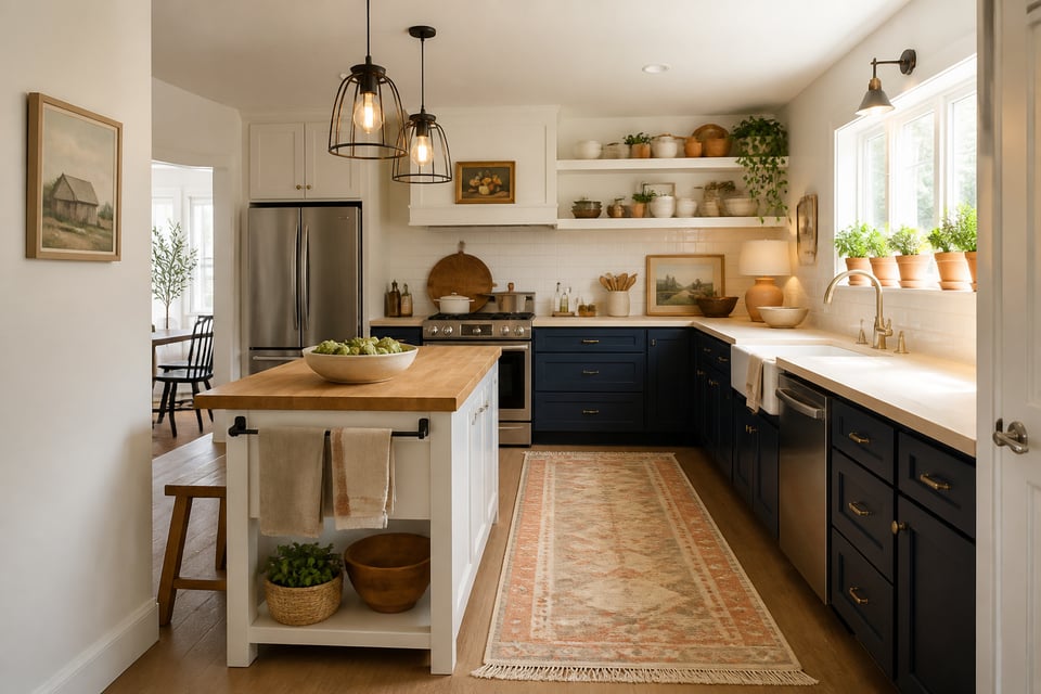 A budget kitchen refresh doesn't require new cabinets or a renovation — the right combination of small changes transforms the whole room.