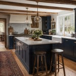 A kitchen that draws on timeless design ideas — heritage paint, honest materials, period-correct hardware, and a sound layout — reads as genuinely designed rather than assembled from trend boards.