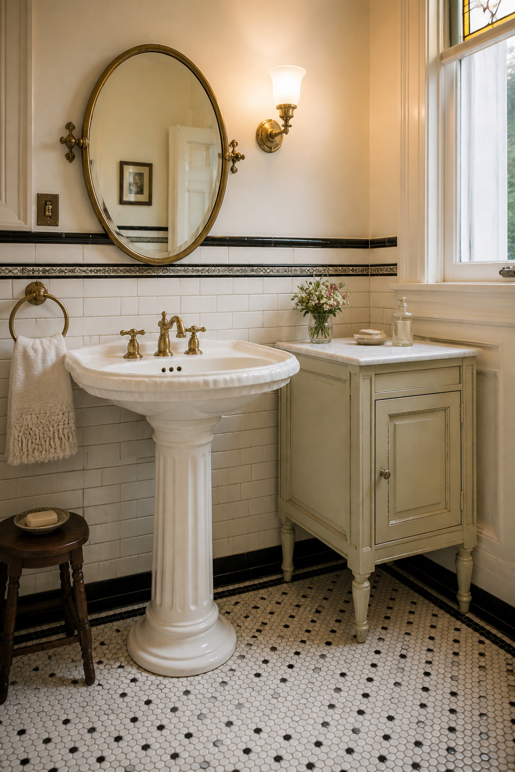 An authentic Victorian bathroom is defined by a specific set of signatures — knowing what they are is the difference between a convincing period restoration and a period-themed renovation.